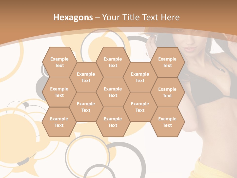 Single Hair Tourism PowerPoint Template