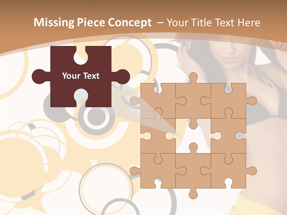 Single Hair Tourism PowerPoint Template