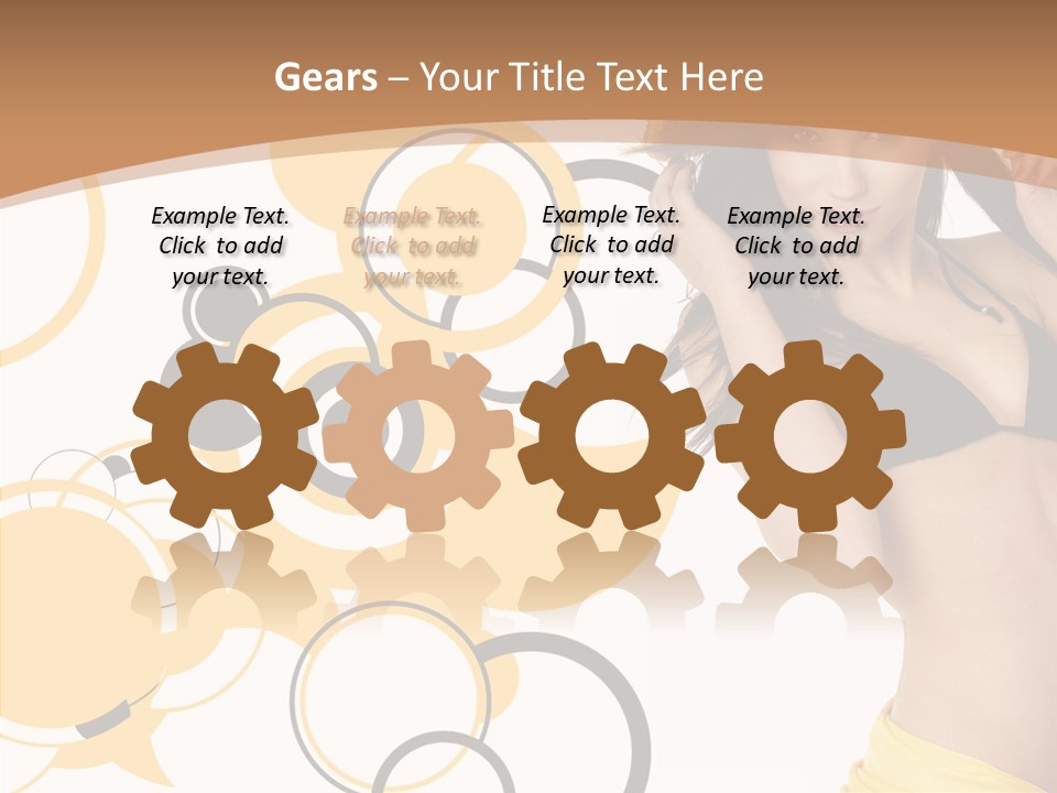 Single Hair Tourism PowerPoint Template