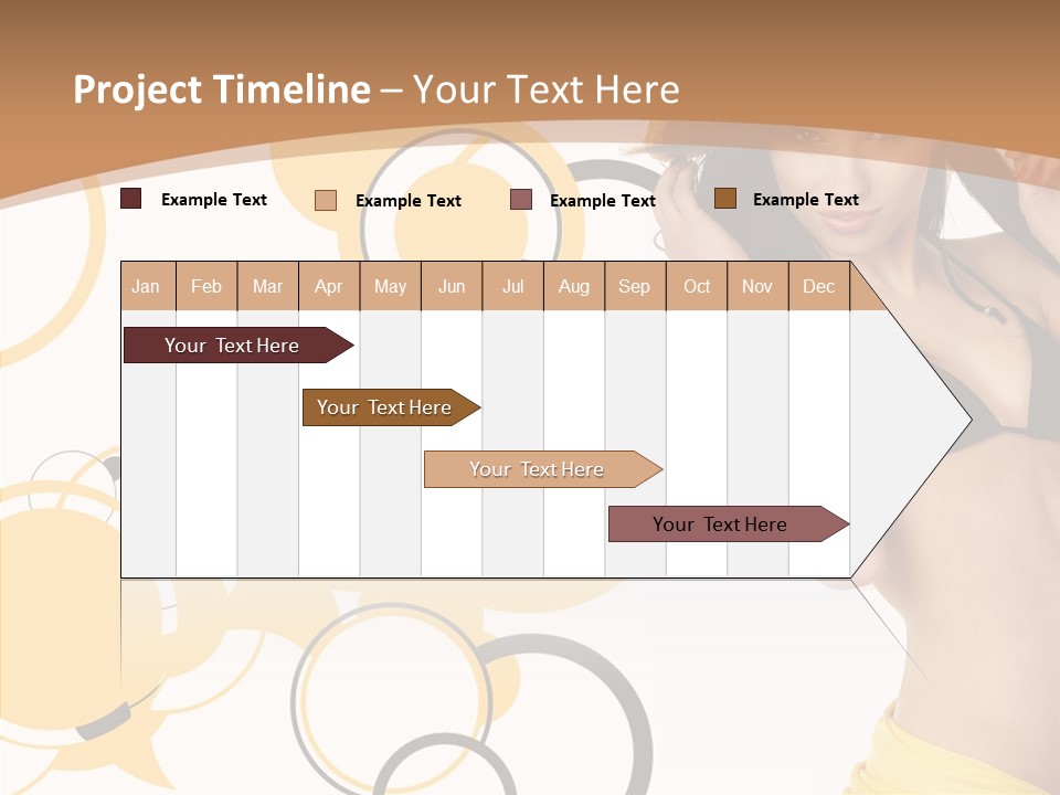 Single Hair Tourism PowerPoint Template