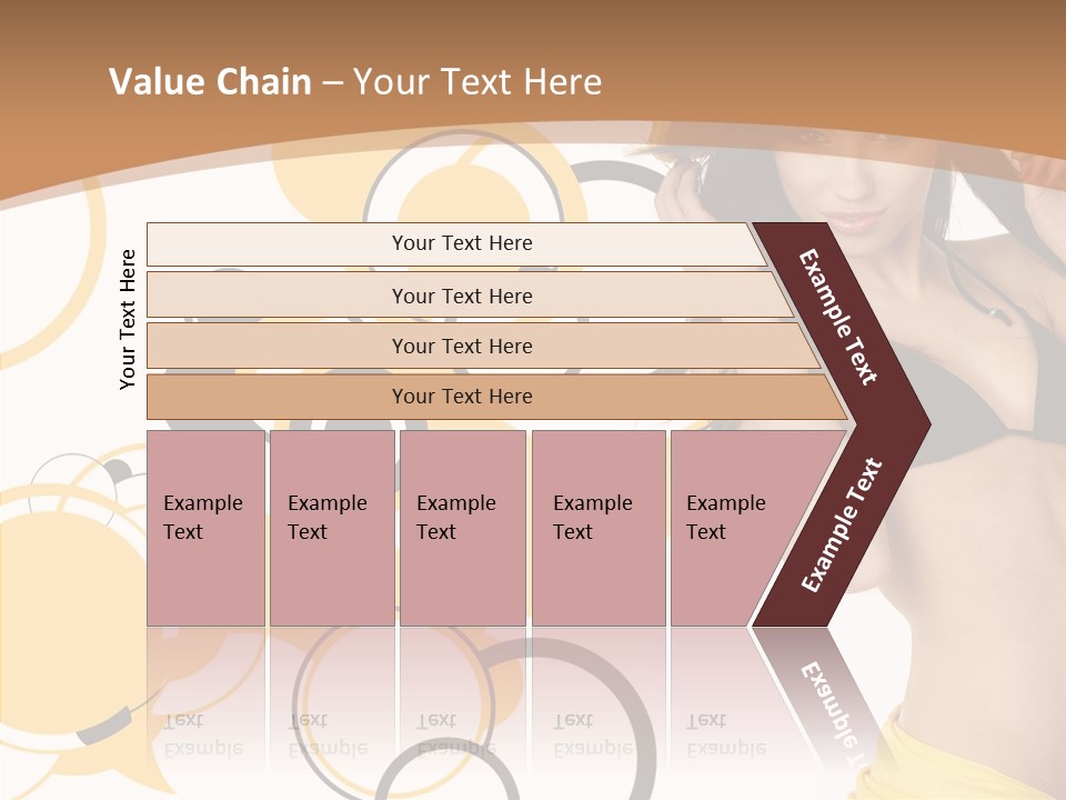 Single Hair Tourism PowerPoint Template