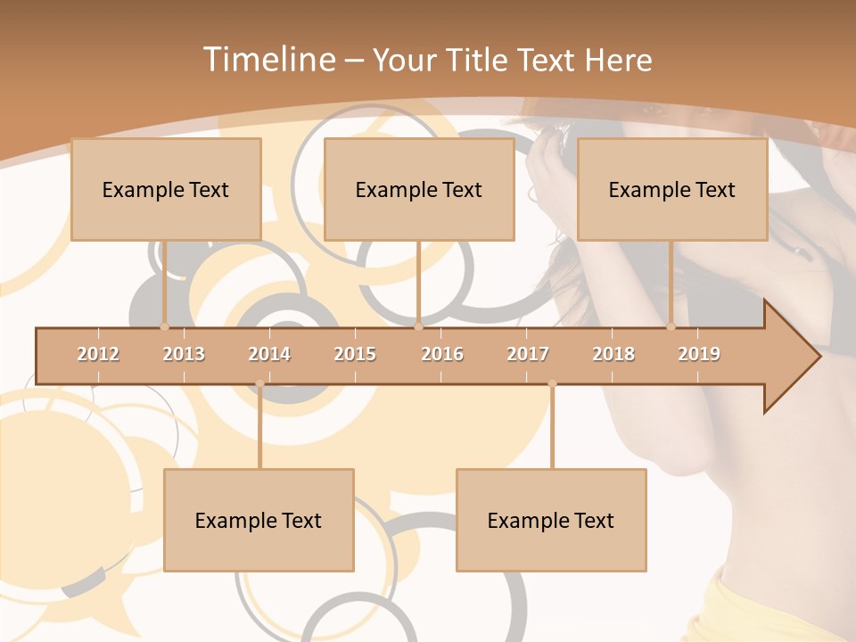 Single Hair Tourism PowerPoint Template