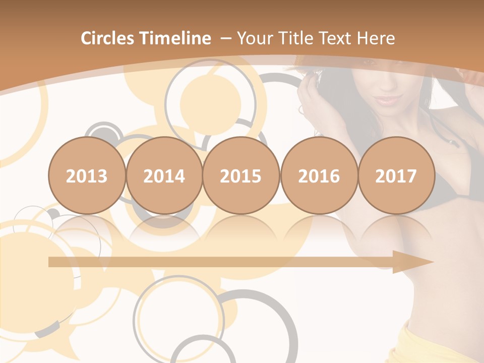 Single Hair Tourism PowerPoint Template