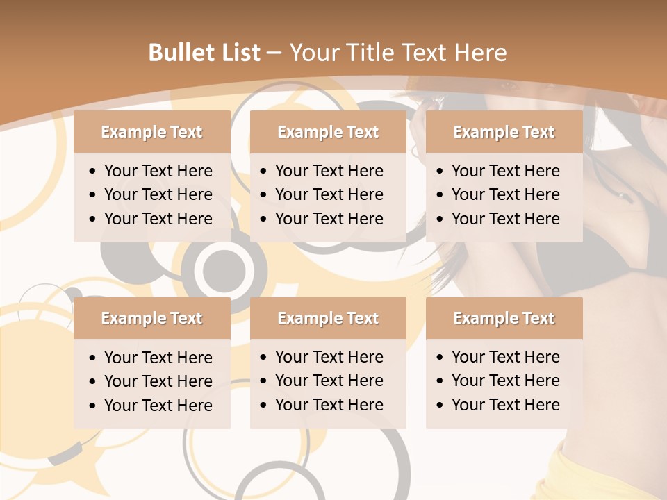 Single Hair Tourism PowerPoint Template