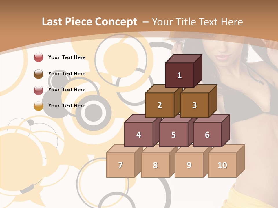 Single Hair Tourism PowerPoint Template