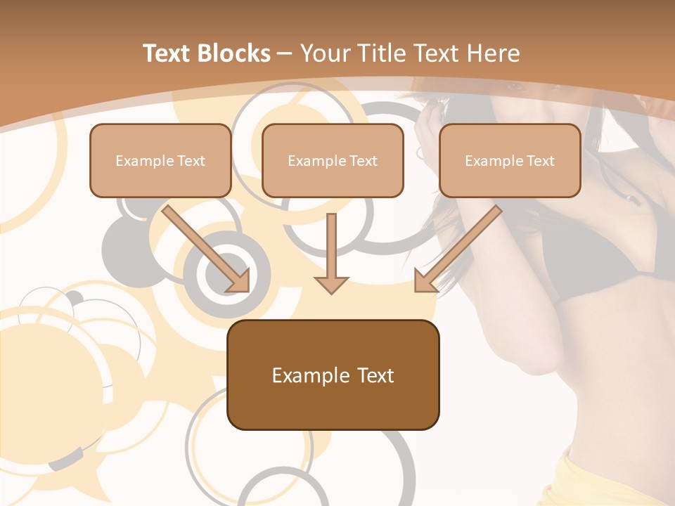 Single Hair Tourism PowerPoint Template