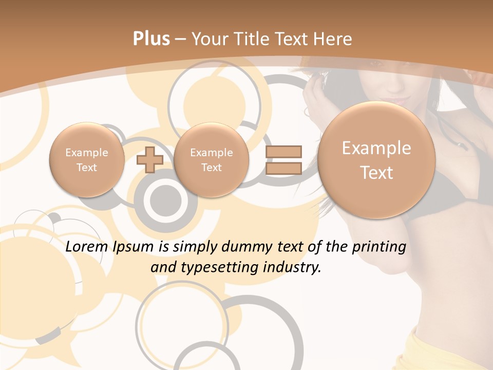 Single Hair Tourism PowerPoint Template