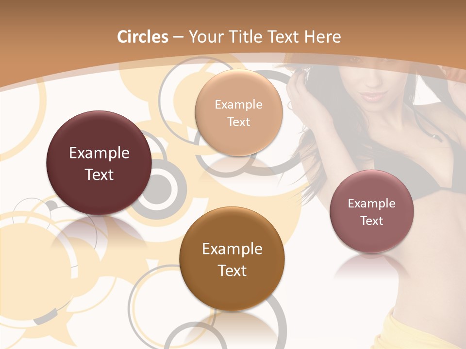 Single Hair Tourism PowerPoint Template