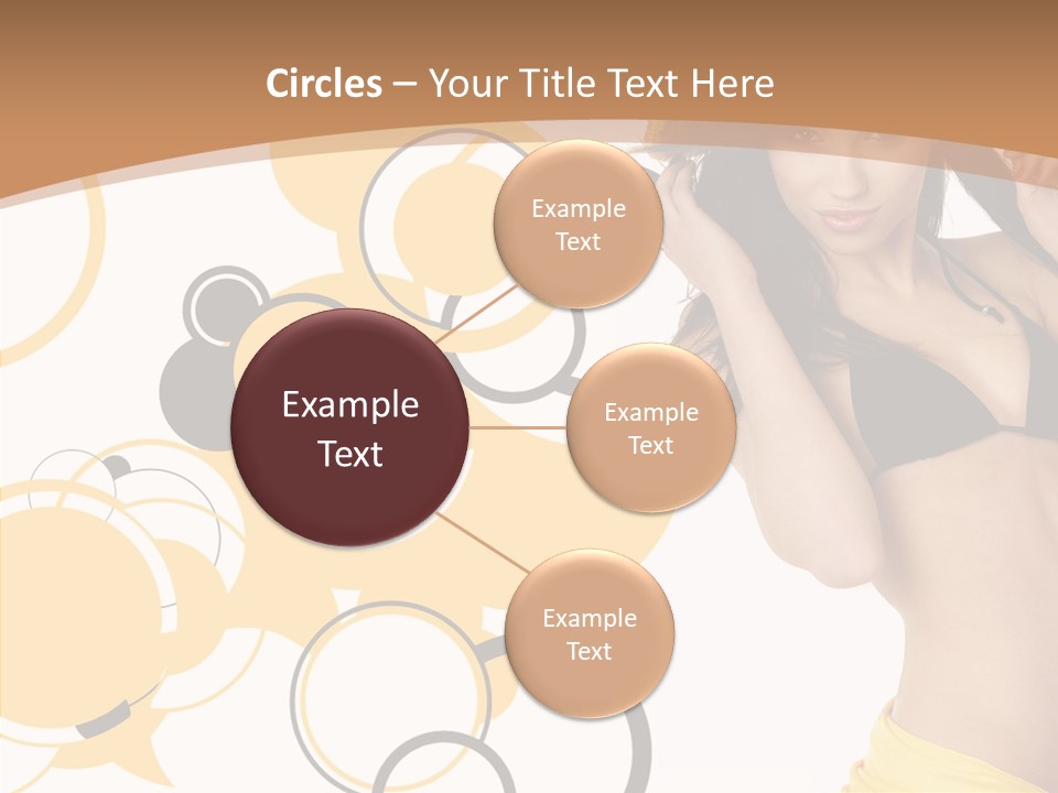 Single Hair Tourism PowerPoint Template