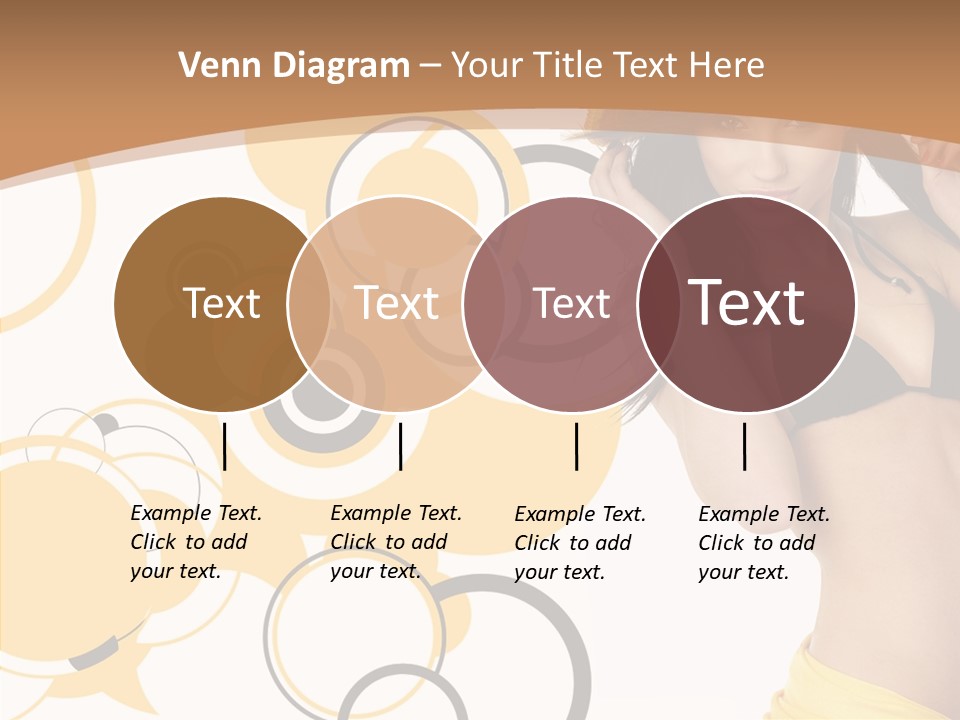 Single Hair Tourism PowerPoint Template