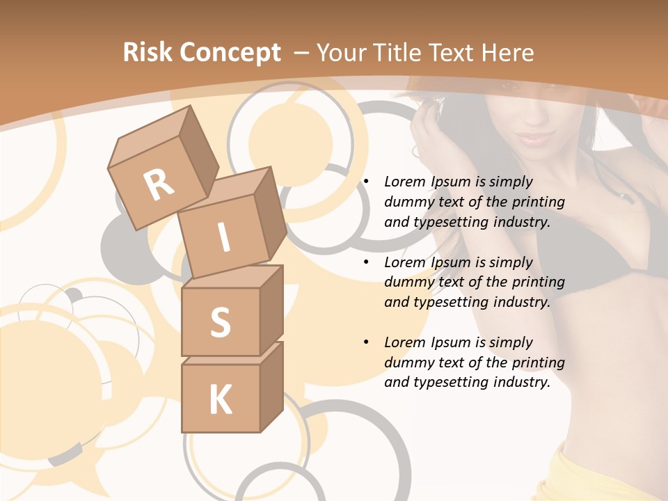 Single Hair Tourism PowerPoint Template