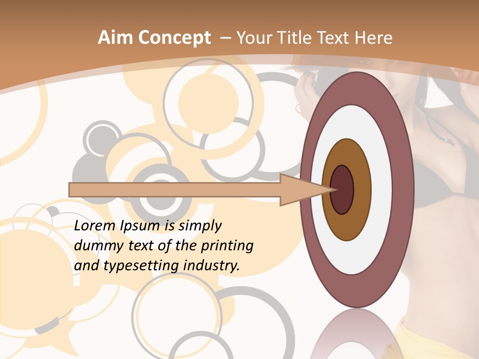 Single Hair Tourism PowerPoint Template