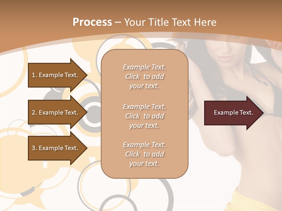 Single Hair Tourism PowerPoint Template