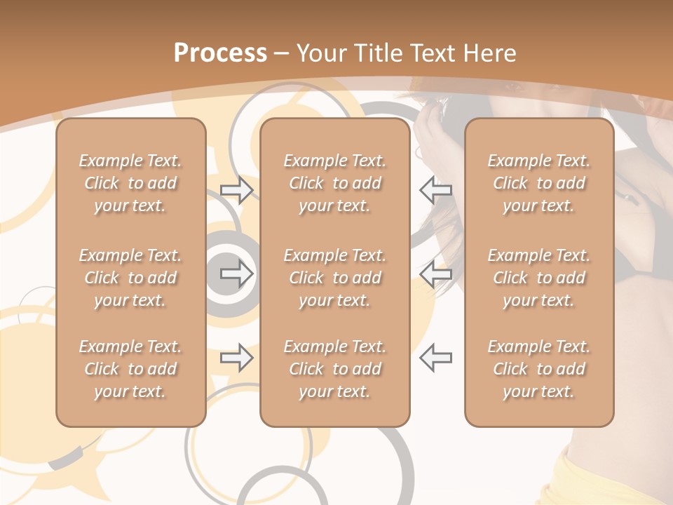 Single Hair Tourism PowerPoint Template
