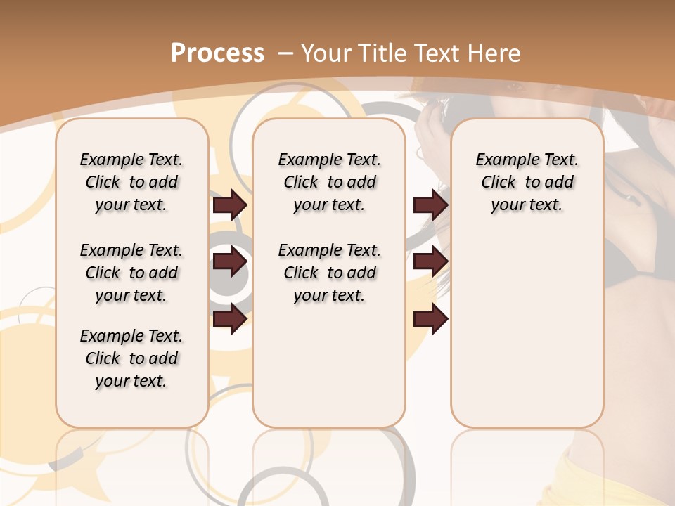 Single Hair Tourism PowerPoint Template