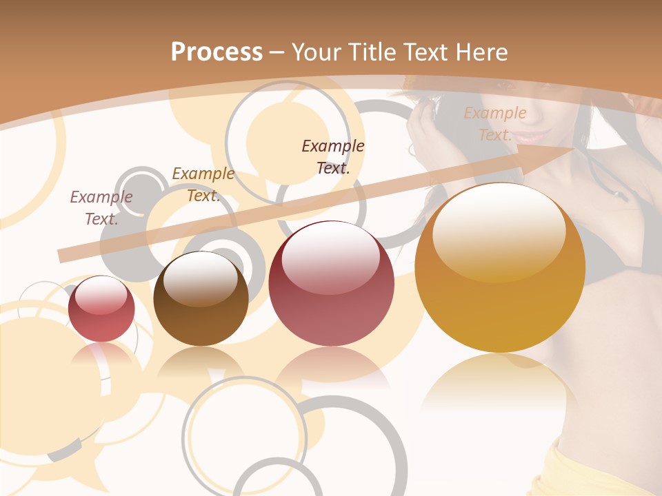 Single Hair Tourism PowerPoint Template