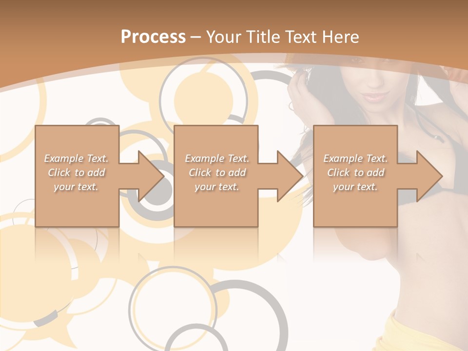 Single Hair Tourism PowerPoint Template