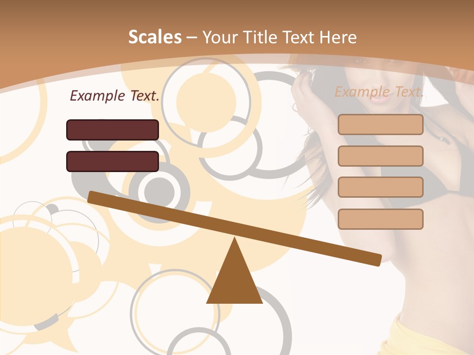 Single Hair Tourism PowerPoint Template