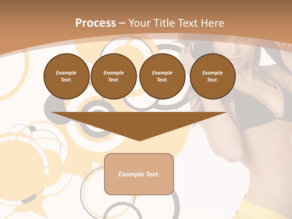 Single Hair Tourism PowerPoint Template