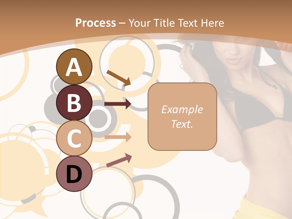 Single Hair Tourism PowerPoint Template