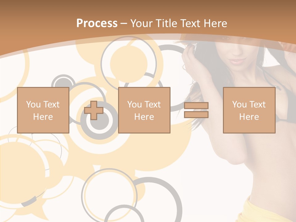 Single Hair Tourism PowerPoint Template