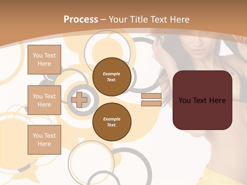 Single Hair Tourism PowerPoint Template