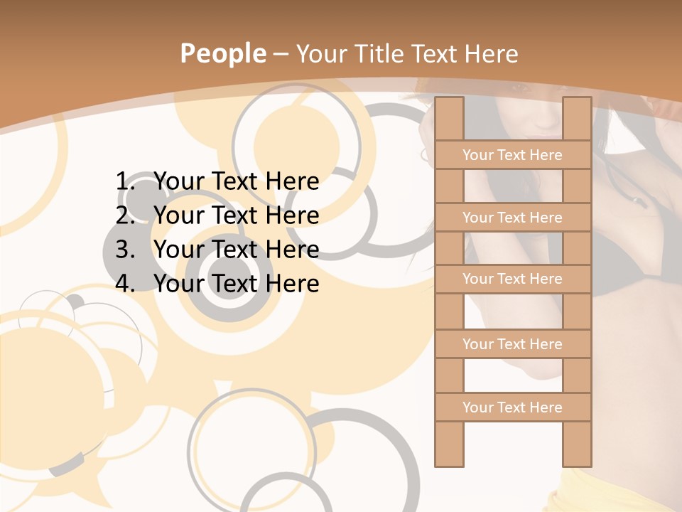 Single Hair Tourism PowerPoint Template