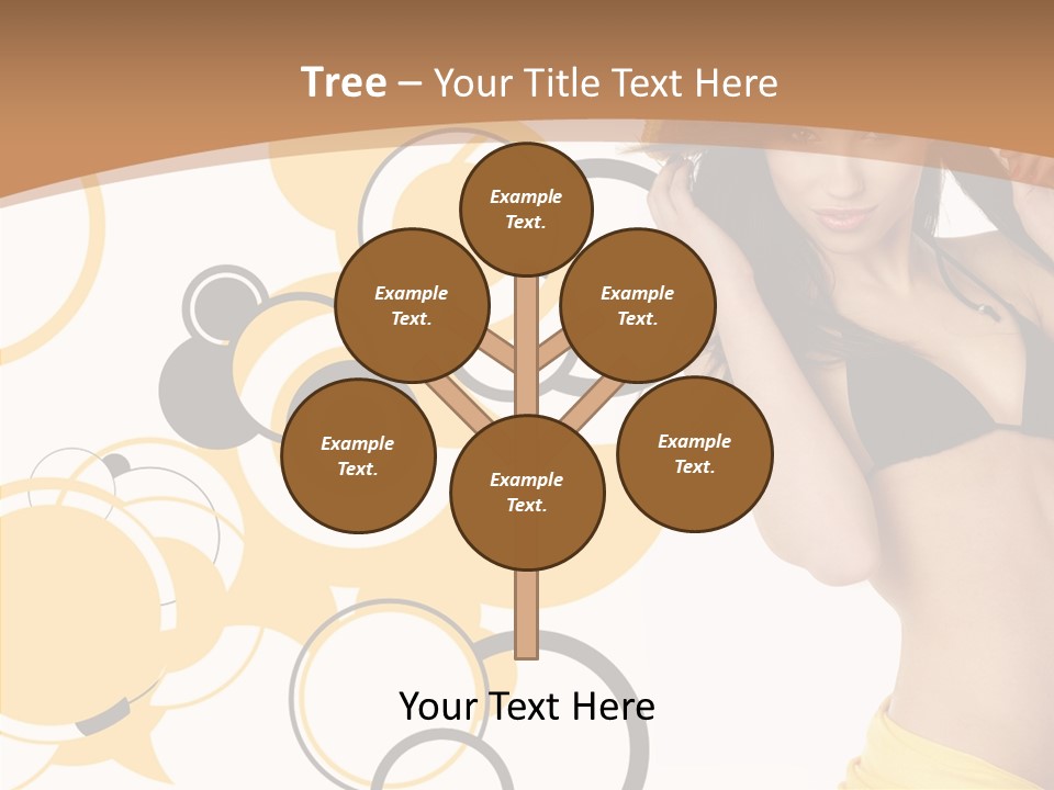 Single Hair Tourism PowerPoint Template