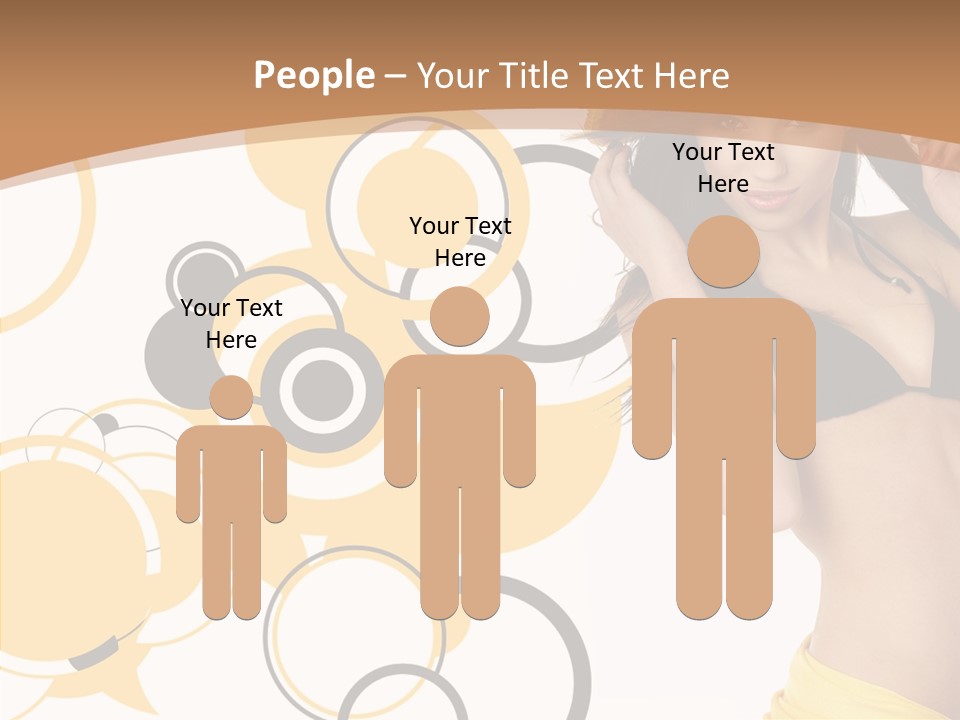 Single Hair Tourism PowerPoint Template