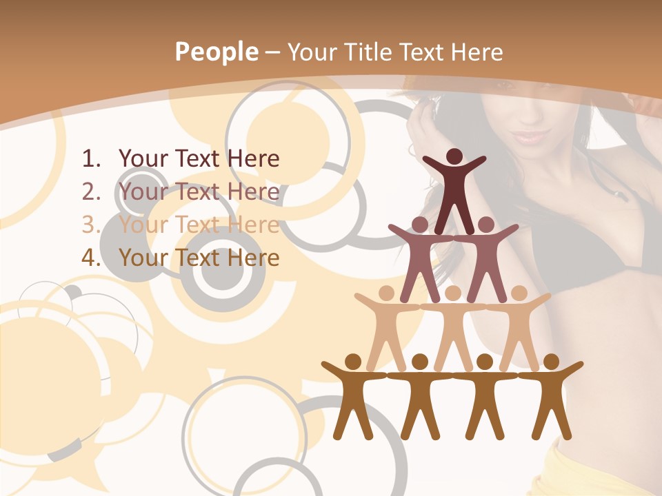 Single Hair Tourism PowerPoint Template