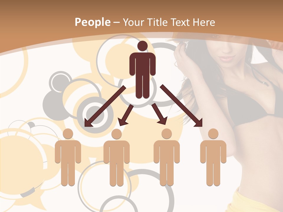Single Hair Tourism PowerPoint Template