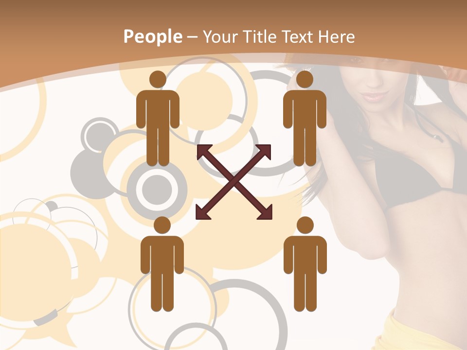 Single Hair Tourism PowerPoint Template