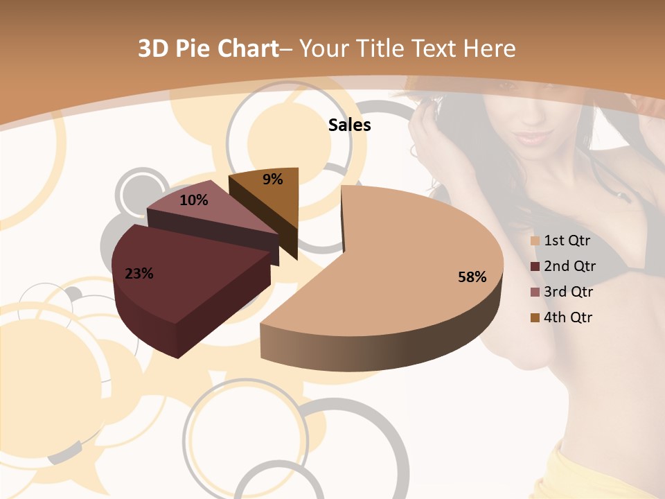 Single Hair Tourism PowerPoint Template
