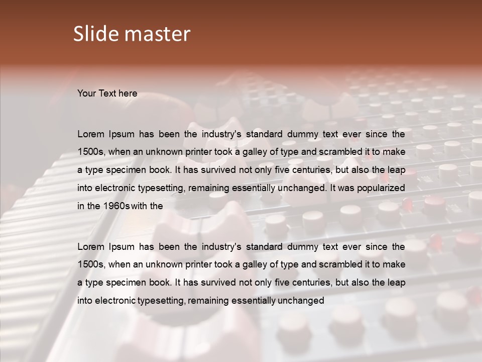 Itting Writing Management PowerPoint Template