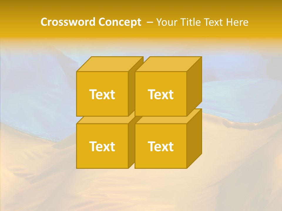 Ukrainian Flag PowerPoint Template