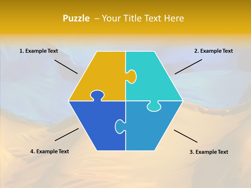 Ukrainian Flag PowerPoint Template