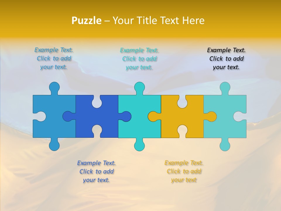 Ukrainian Flag PowerPoint Template