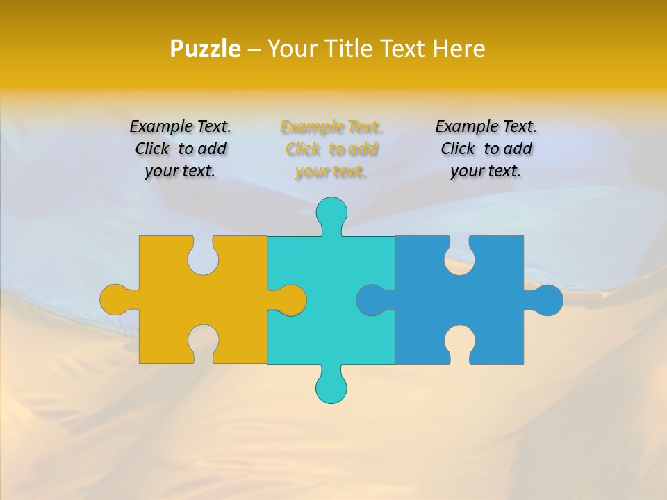 Ukrainian Flag PowerPoint Template