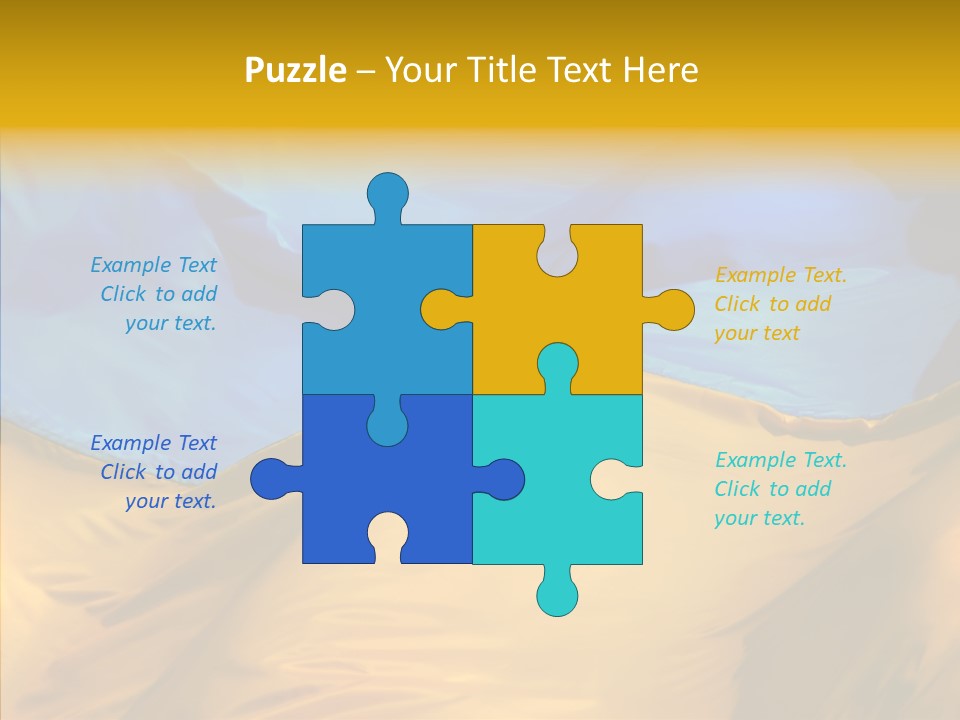 Ukrainian Flag PowerPoint Template