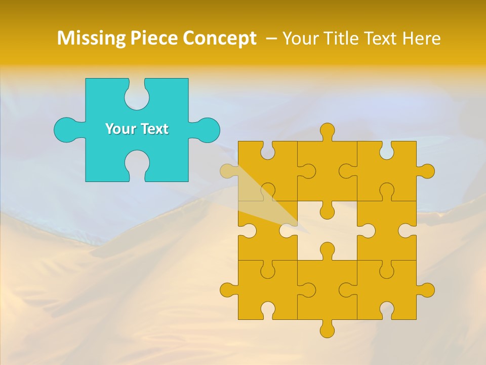 Ukrainian Flag PowerPoint Template