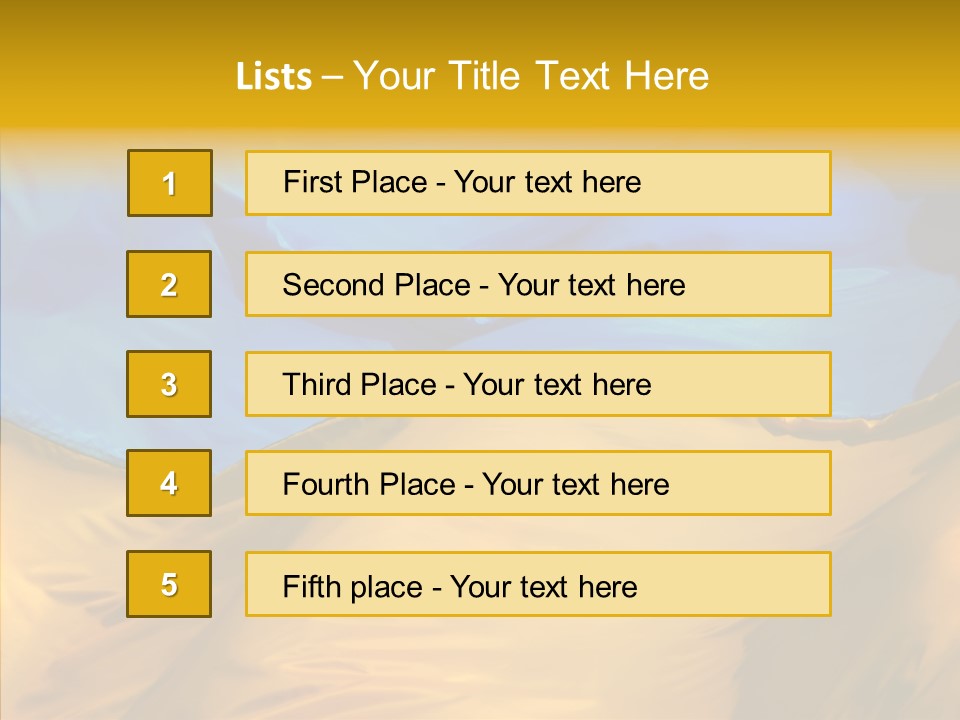 Ukrainian Flag PowerPoint Template