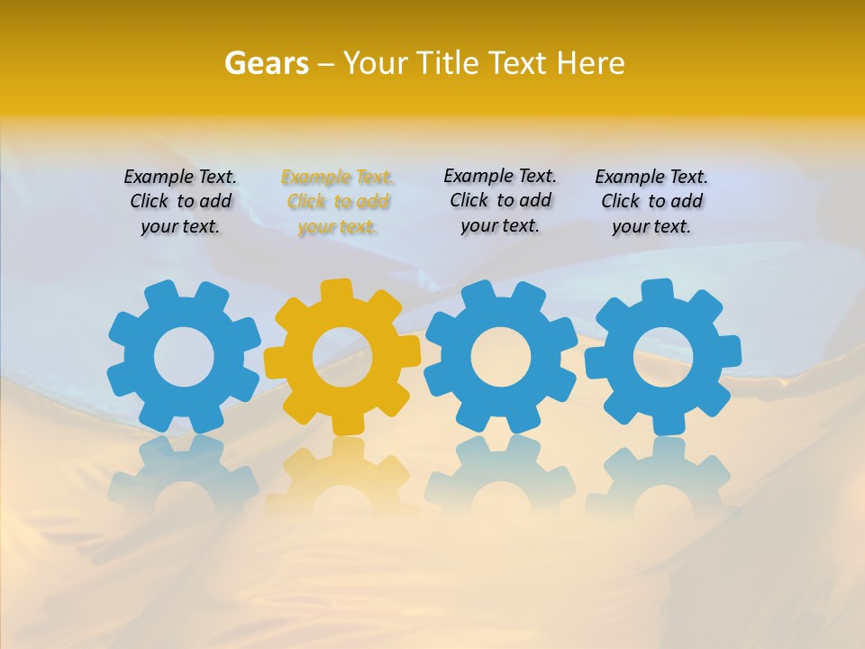 Ukrainian Flag PowerPoint Template