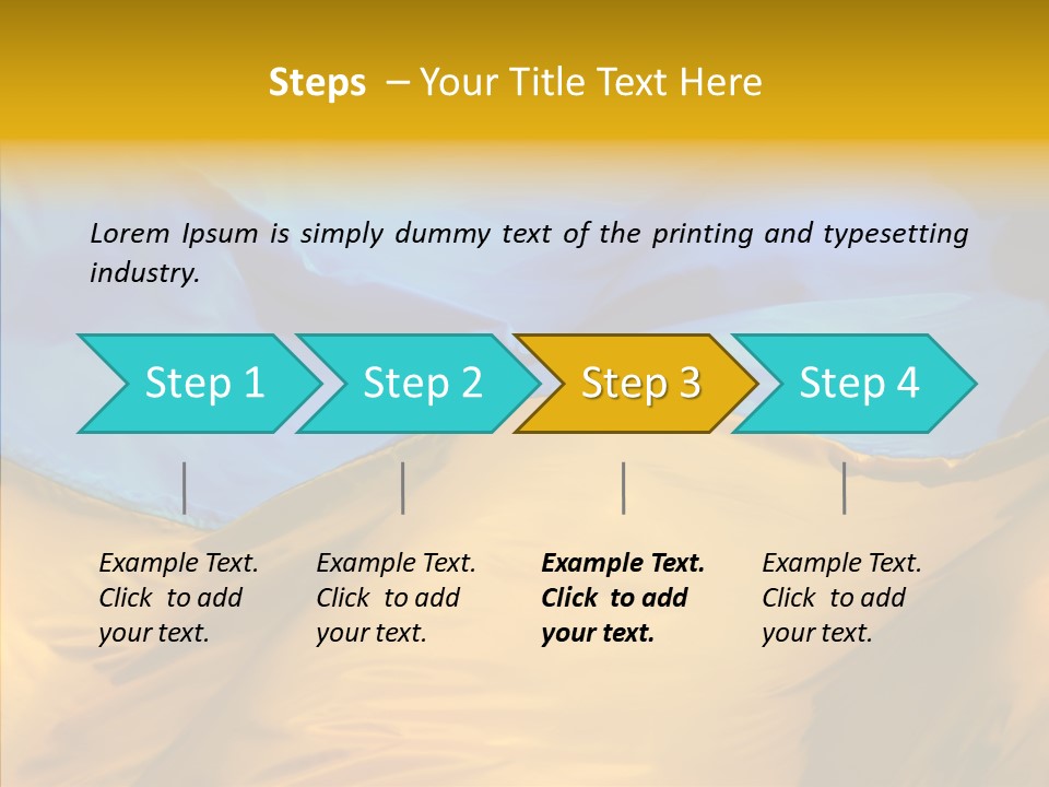 Ukrainian Flag PowerPoint Template