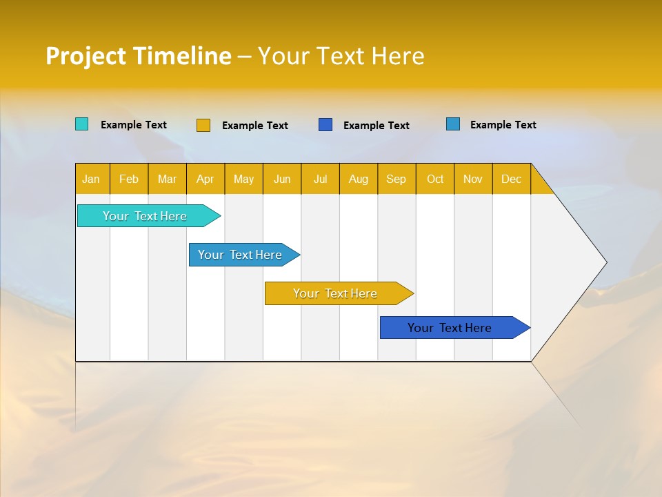 Ukrainian Flag PowerPoint Template