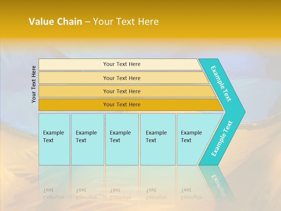 Ukrainian Flag PowerPoint Template