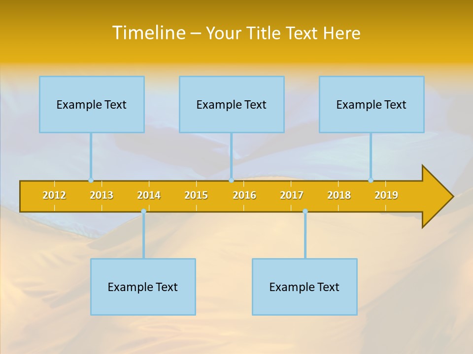 Ukrainian Flag PowerPoint Template
