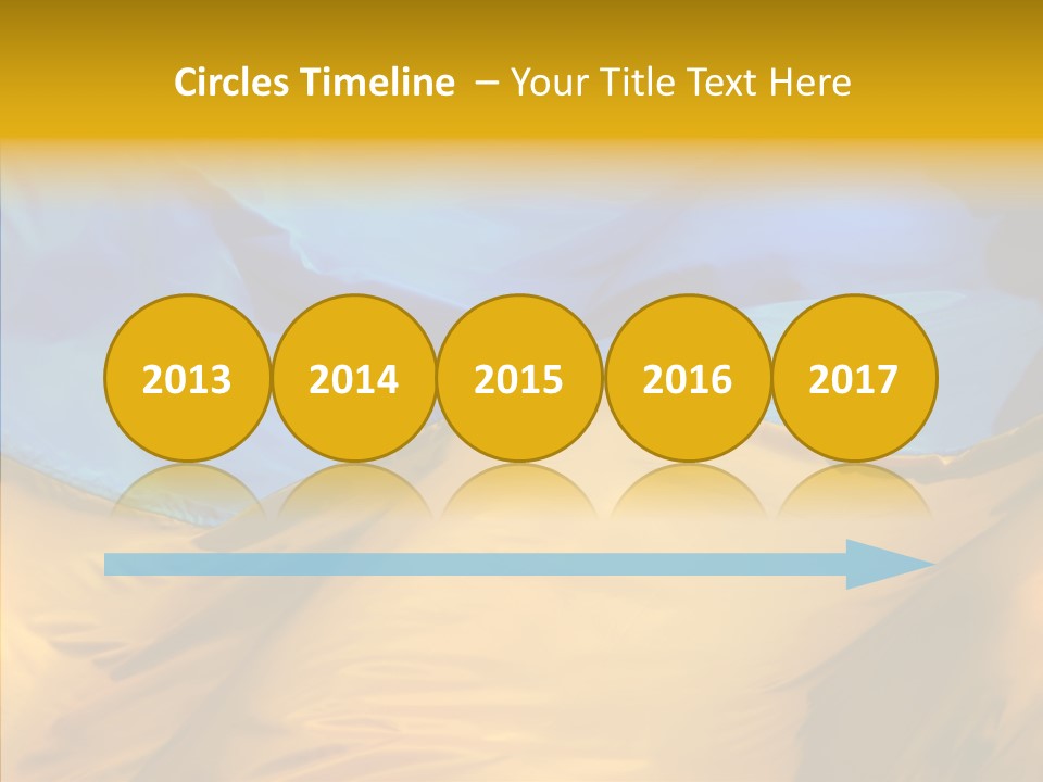 Ukrainian Flag PowerPoint Template