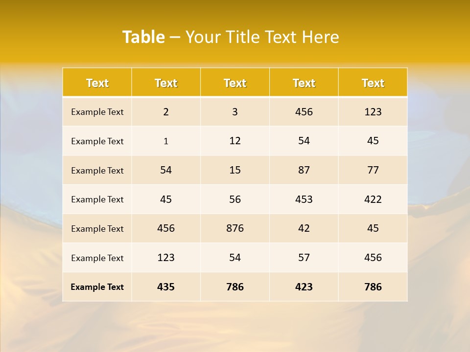 Ukrainian Flag PowerPoint Template