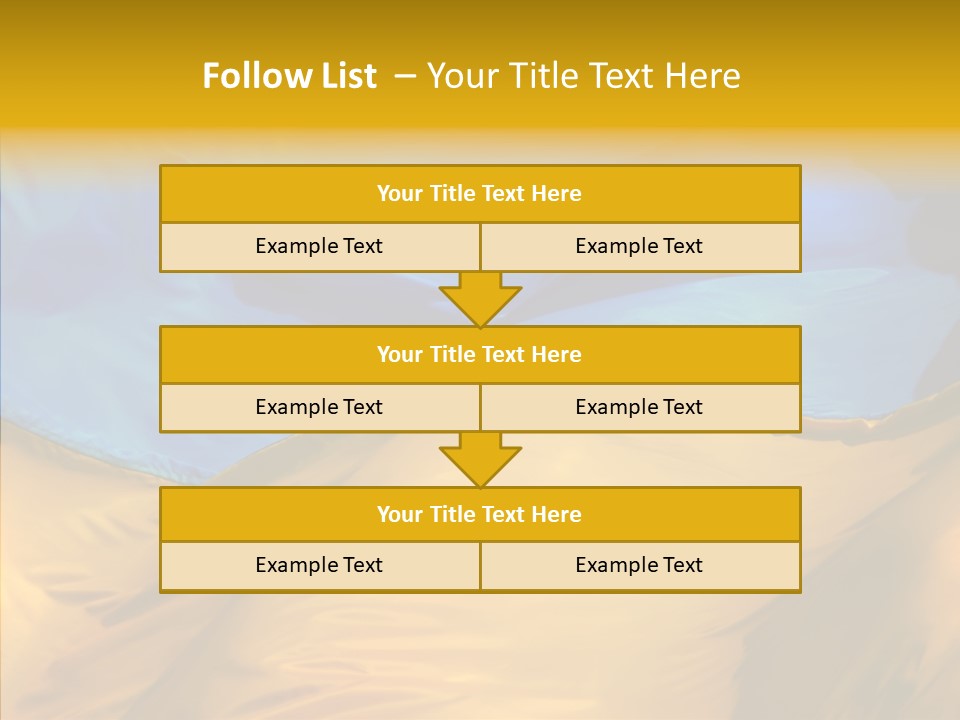 Ukrainian Flag PowerPoint Template