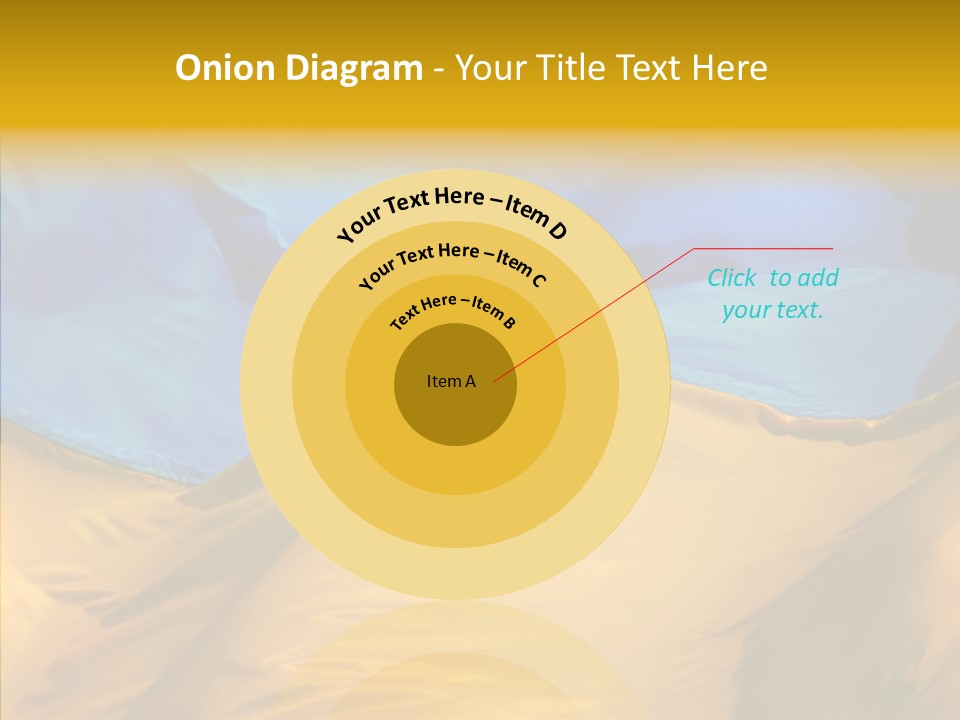 Ukrainian Flag PowerPoint Template
